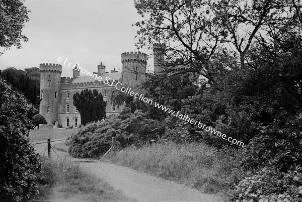 BARMEATH CASTLE FROM GARDEN WALK